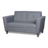 Sillon 2 Cuerpos Chenille Estilo Nordico Patas Madera