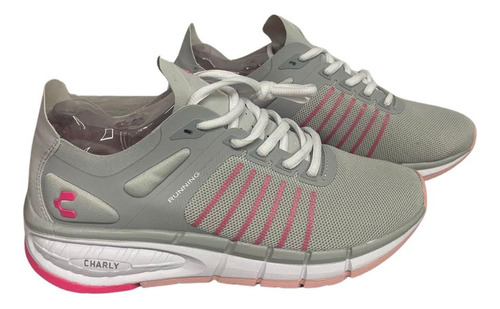 Tenis Charly Active Gris/fiu Mujer Sport