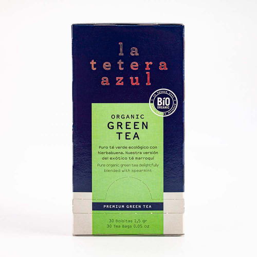 Te La Tetera Azul X  45gr X 30 Bolsas Verde Organico 8240