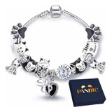 Pulsera Pandor Charms Gatitos Cat Lovers Dijes Gato Unisex