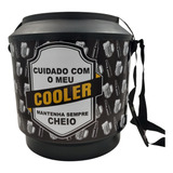 Cooler Térmico Lata De Cerveja 30 Latas Grande Black 21l