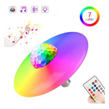 Ampolleta Bluetooth Led Musical Parlante Con Control Remoto 