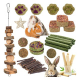 Juguetes Para Conejos, Cobayos - 25 Pcs Heno Natural Timothy