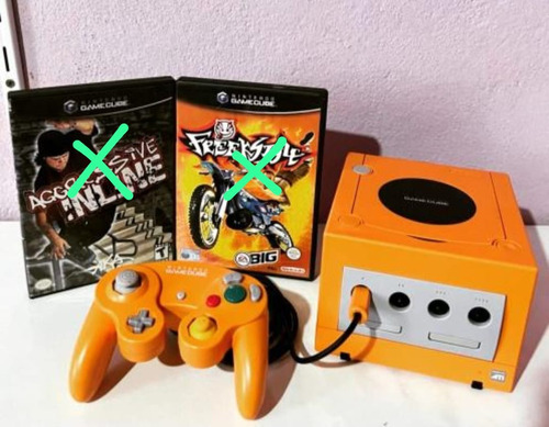 Console Game Cube  + Fonte Tudo Original E Funcionando 100% + Jogo De Brinde