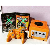 Console Game Cube  + Fonte Tudo Original E Funcionando 100% + Jogo De Brinde