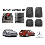 Tapetes Premium Black Carbon 3d Mercedes Benz A200 19 A 21