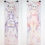 Re: Zero Dakimakura Almohada Relleno Emilia Rem Ram