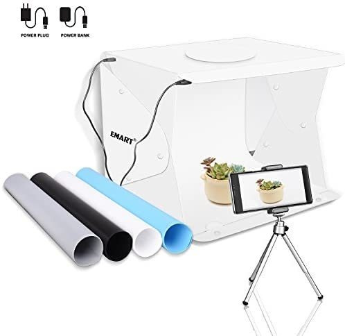 Caja De Luz Emart Para Fotografia 14 X 16'' Con Luces Led