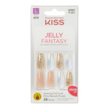 Uñas Glue-on Kiss - Jelly Fantasy Rolls