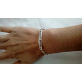 Pulsera Rolo Plata 925 Grabada Aqui Y Ahora