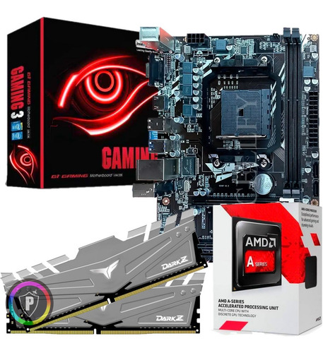 Kit Gamer - Placa Video 2gb + Cpu 3.6ghz + Placa Mae + 8gb 