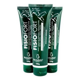 Kit 3 Pomada Fisiofort Massageadora 150g - Bio Instinto