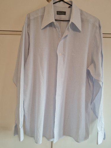 Camisa De Vestir Christian Dior T.42 A Cuadritos