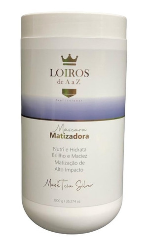 Máscara Matizadora Mask Teia Silver 1kg - Loiros De A A Z