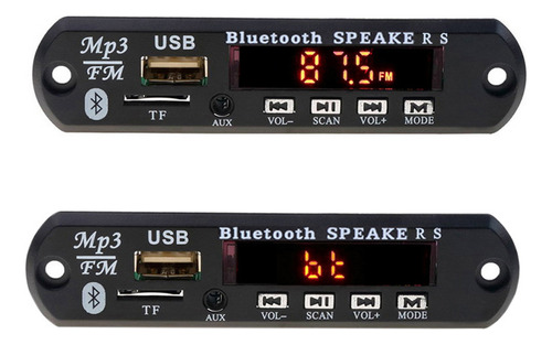 Decodificador Mp3 Bluetooth Para Coche, Reproductor, Placa D