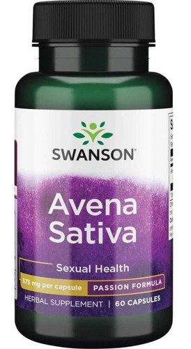 Avena Sativa Salud De Los Hombres 575 Mg 60 Caps Swanson
