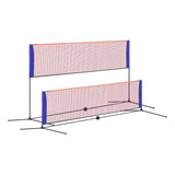 Patikil Red De Badminton Portatil De 14 Pies, Juego De Red D