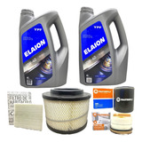 Kit 4 Filtros + 8l Aceite Elaion F30 Toyota Hilux 3.0 2.5