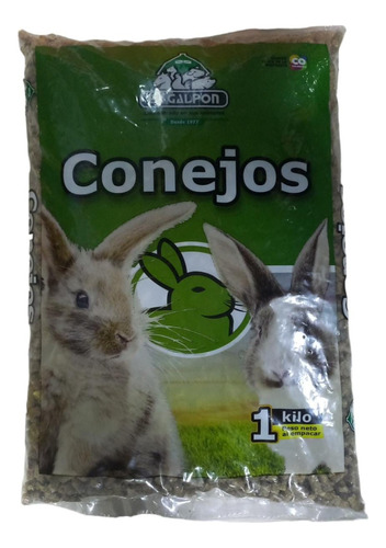 Concentrado Conejos X 1 Kg - Kg a $6500