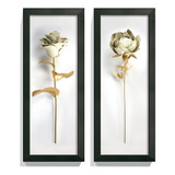 Quadro Decorativo Flores Floral 3d Cozinha Banheiro Lavabo