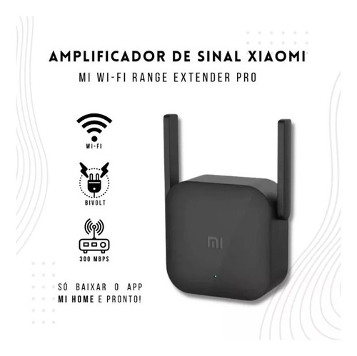 Repetidor De Sinal Wifi Sem Fio Xiaomi Pro 100v/240v