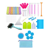 Kit De 58 Herramientas De Pintura De Diamantes Para Bricolaj