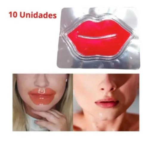 Máscara Hidratante Labial Boca Colágeno Skincare Caixa C/10