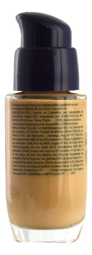 Maquillaje Liquido Mate Natural Val Ah Trigo Frasco 30 Ml