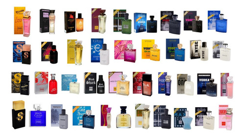 Kit 20 Perfumes Paris Elysees A Escolher + Amostras Promoção