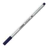 Caneta Pincel Stabilo Pen 68 Brush Lettering Azul Marinho