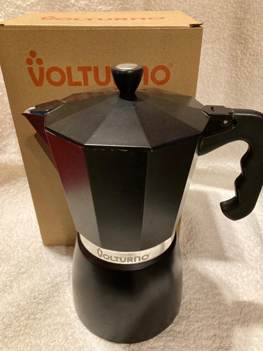 Cafetera Volturno Negra Ebano 12 Pocillos