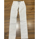 Calça Jeans Branca Lança Perfume - Tamanho 36