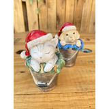 Decoração De Natal Kit Pet`s No Balde - Cachorro E Gato