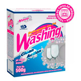 Detergente Em Pó Sabão Máquina De Lavar Louça Whashing 500g
