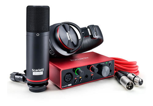 Kit De Grabación Focusrite Scarlett Solo Studio Gtia Oficial