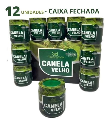 Canela De Velho Pomada Massageador Kit 12 Unidades Promoção