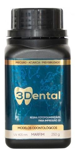 Resina Impressora 3d 3dental Modelo Odontologico Marfim 250g