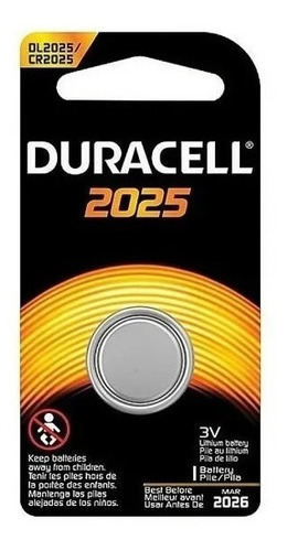 Pila Bateria Litio Cr 2025 Duracell Unitaria / Tecnofactory