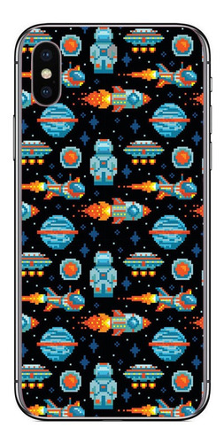 Funda Para iPhone Todos Los Modelos Tpu Astronauta Collage
