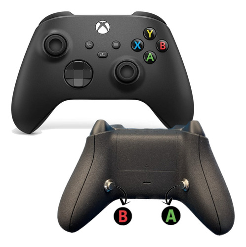 Controle Xbox Series Preto Performance Paddles E Grip Gameup