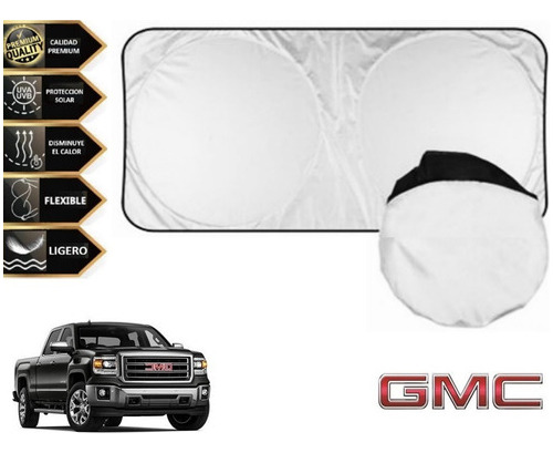 Protector Cubresol Tapasol Con Ventosas Gmc Sierra 2016