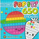 Pinto Pop It Con 600 Stickers - Ballena