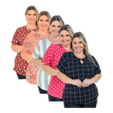 Lote 10 Blusas Blusinha Plus Size Roupas Atacado Revenda