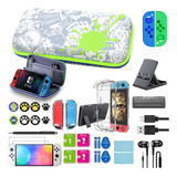 Kit De Accesorios Con Estuche Para Nintendo Switch