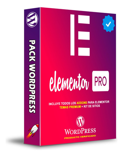 Elementor Pro Wordpress + Addons + Plantillas Premium Pack