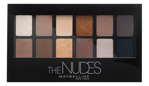 Paleta De Sombras Para Ojos The Nudes Maybelline