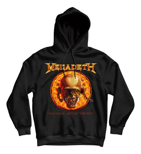 Megadeth Hoodie Buzo Oficial Whos Burning Rock Activity