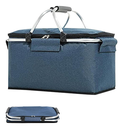 Cesta De Picnic Grande Bolsa  Plegable Para Picnic