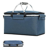 Cesta De Picnic Grande Bolsa  Plegable Para Picnic