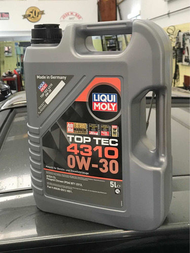 Aceite Liqui Moly Toptec 4310 0w30 Peugeot Citroen Ds Thp